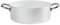 Pentole Agnelli PCMX0430 Casseruola Alta in Alluminio con 2 Maniglie, Inox, 30 cm