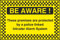 [WOOTTON INDUSTRIES LIMITED] 20cm x 13.3cm Protected by Police Linked Alarm System Sign [Self Adhesive Sticker] WIL1004