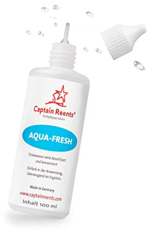 Captain Reents - Wasserfilter - Outdoor - Wasseraufbereiter Trinkwasser - Desinfektion - ideal für unterwegs - ohne Chlor - 100ml
