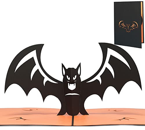 LINPOPUP®, LIN17216, POP UP 3D Grußkarte Glückwunsch Die Fledermaus, N140