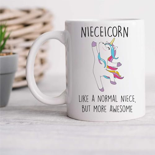 60 Second Makeover Limited Nieceicorn Mug Niece Unicorn Christmas Birthday Funny Mug Present