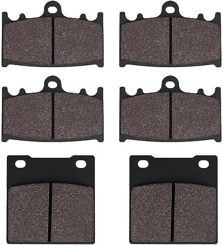 Yerbay Bremsbeläge Vorne/Hinten kit für Suzuki GSXR 600 1997-2003/ TL 1000 1997-2001/ GSXR 750 2000
