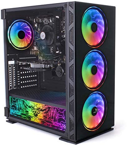 Veno Scorp Gaming PC – Windows 11 –– Wifi – AMD Ryzen 5 4500 4.1Ghz (Max) 3.6Ghz base – GTX 1650 4GB Graphics Card – 16GB RAM – 240GB SSD – 1TB Hard Drive