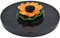 Zerodis Solar Fountain Pump,Water Lily Fountain Water Pump, Floating Mini Solar Powered Water Fountain ​for Birdbaths Garden Pond Pool Outdoor(Yellow)