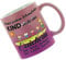 Crealuxe Farbverlauf-Glitzertasse (pink-purple) Hinter jedem lebensfrohen Kind steht eine Erzieherin - Glitzertasse mit Farbverlauf - Kaffeetasse