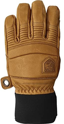 Hestra Fall Line 5-Finger Handschuhe Fingerhandschuhe Lederhandschuhe (7 HS - braun)