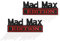 MAD MAX Edition Emblem für Auto, LKW, Ersatz für Universal-Fahrzeug, Auto, LKW, SUV, Schwarz, Rot, 2 Stück
