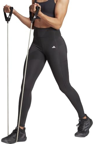 adidas Damen Optime Full-Length Leggings, Black, S Short
