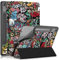 TOPCASE TPU Suave Funda para Lenovo Tab P12 12.7 TB371FC/Pad Pro 12.7,Ultra Delgada Funda con Función de Soporte y Reposo/Activación Automática,Graffiti