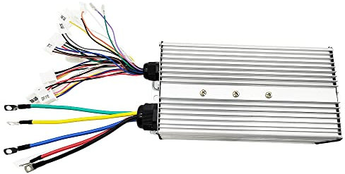 BLacOh Ebike Controller 3000W 48V/60V/72V 80A 60A 100A Bürstenloser Controller Elektrofahrrad/Dreirad/E-Scooter/Motorrad/Motorcontroller Brushless Motor Controller (Color : 60-72V 3000W 60A)