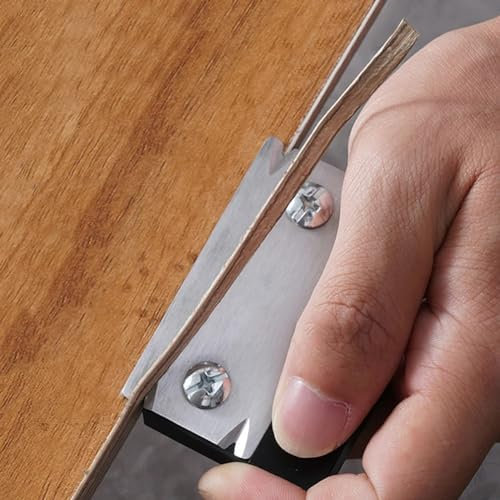 KETIPED Tagliabordi per la lavorazione del legno, pialla manuale per sbavature, pialla angolare per bordi, raschiatore per sfilettature per smussatura del legno, taglierina per bordatura per