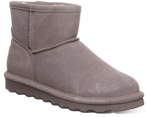 Bearpaw Alyssa Damen Stiefelette in mehreren Farben, Damen-Stiefelette, Schlupfstiefel, bequemer Winterstiefel, cinder, 38 EU