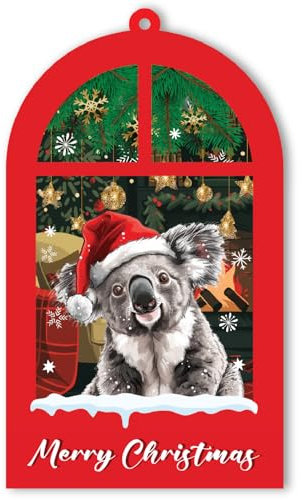 BlinkWishes Koala Christmas Ornament, for Koala Lovers, Daughter, Son, Kids, Koala Ornament for Christmas Tree Hanging Decor, Koala Holiday