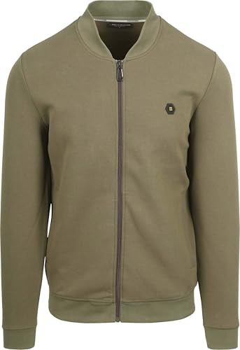 NO EXCESS Sweater Full Zipper Pique Bomber