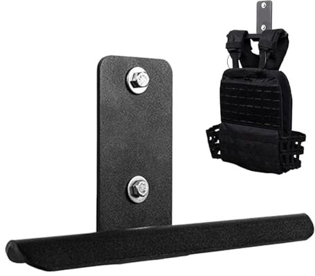 Generico Gym Equipment Wall Organizer, Heavy Duty Storage Rack, Wall Mount Storage for Bikes, Multipurpose Wall Hanger, Space Saving Equipment Storage 11.5x2.99x6.5 Inches for Motorcycles