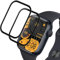 YMHML Vetro Temperato per Apple Watch Series 7/8/9 41mm, Pellicola Prottetiva 3D Copertura Totale, Senza Bolle Film Pellicola, Anti Graffio, HD Chiaro, Durezza 9H (2 Pezzi)