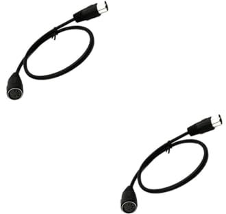 TOYANDONA 2stücke Pin Midi Audio Verlängerungskabel Flexibles Und Langlebiges Anschlusskabel Für Elektronische Orgeln Vintage-keyboards Und Audiogeräte Lang