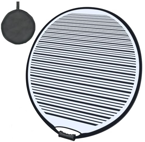 Dellenspiegel 80 cm Faltbar Streifen Reflektor Dellen Werkzeug, Auto Line Board Flexible LED Linie Dent Panel Remover Tool für Fix Karosserie, Dellensegel Ausbeulwerkzeug