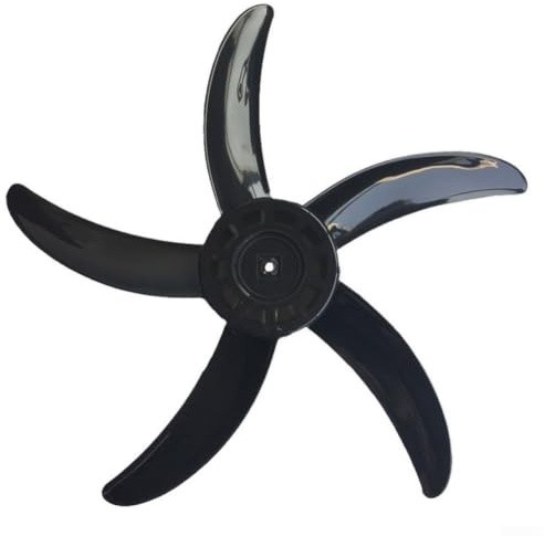 20 Inch Fan Blades 5 Pack Abs Material Replacement Parts For Stand And Table Units Featuring 500mm Diameter With 8mm Center Hole Design