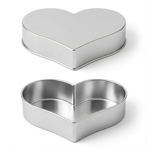 EUROTINS Single Heart Birthday Wedding Anniversary Cake Tin Mould Pan 6