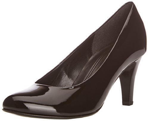 Gabor Damen 95.210 77 Pumps, Schwarz (Lack Schwarz)