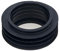 Geberit 119.668.00.1 Interne Spülrohr-Gummidichtung, flach, für 40 mm verdeckte Biegung