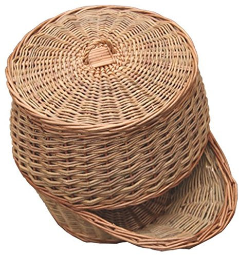 Red Hamper Willow Potato Basket, Wicker, Brown, 25 x 38 x 28 cm