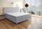 4myBaby GmbH - Boxspringbett | Neo First Class Boxspringbett 120x200 | Doppelbett 120x200 | Boxspringbett mit Matratze | Polsterbett 120x200 mit Matratze | 7-Zonen-Bonellfederkern und Topper
