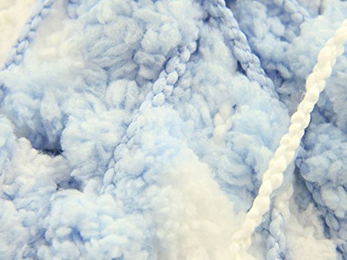Rico Pompon Print 011 babyblau