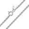 Amberta 925 Sterling Silver 1.5 mm Twisted French Rope Chain Necklace Size: 16 18 20 22 24 inch / 40 45 50 55 60 cm (18inch/45cm)