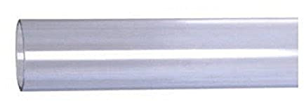 Aquaforte Klarer PVC Schlauch, Ø 9 x 12 mm (Innenwand x Außenwand), Typ Kristall, 50 m Rolle, transparent