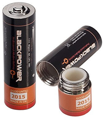Batterieattrappe Mignon einzeln - 1 Stück - H 44mm Ø 14mm, Typ AA
