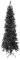 The Christmas Workshop 70630 6ft Slimline Black Artificial Indoor Decoration | Includes Metal Christmas Tree Stand | 560 Tips
