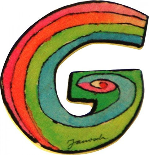 Janosch Holz Buchstaben 6cm (Buchstabe G)