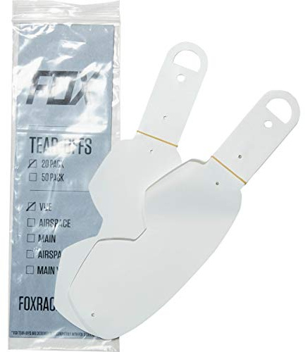 Fox Vue Standard Tear Offs - 20Pk Clear