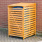 KCT Single Wheel Bin Timber Storage Shed - 240L Outdoor Wheelie Bins Storage Box