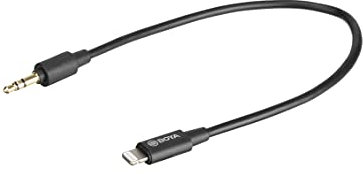 Boya Adapter 3.5mm TRS - Lightning by-K1 TRS - Stecker - Stecker - Stecker