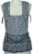 Fräulein Hübsch Babytragen SoftTai - Lorelei Stahlblau - ab Geburt bis Kleinkindalter (50/56 – 80/86 cm) - ergonomisches Tragesystem - 100% Biobaumwolle