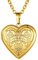 GoldChic Collar Porta Foto Colgante Guardapelo Corazon de Oro, Camafeos Relicarios para Foto Imagen de Memoria