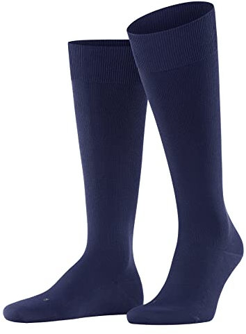 FALKE Herren Kniestrümpfe Ultra Energizing M Kh Baumwolle mit Kompression 1 Paar, Blau Deep Blue 6418, 41-42
