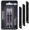 Filzada® 20x Lames de rechange Cutter 9mm BLACK - Lames de cutter ultra coupantes - Lames sécables pour cutters 9mm