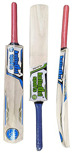 Kalindri Sports Beliebter Weidenholz-Tennisball-Cricketschläger mit Aufkleber (Größe voll), sortiert