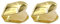 Hemoton Lot de 2 fausses dents dorées style hip-hop pour Halloween, fête, cosplay, horreur