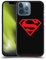 Head Case Designs Offizielle Zugelassen Superman DC Comics Schwarz Und Rot Logos Harte Rueckseiten Handyhülle Hülle Huelle kompatibel mit Apple iPhone 13 Pro Max