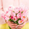 CHTING 5 Stück Rosa Tulpenzwiebeln Verströmen Ein Starkes Aroma Gepflanzte Stücke In Gärten An Anderen Orten Bilden Ein Blumenmeer Bilden Eine Wunderschöne Einzigartige Landschaft, Grün