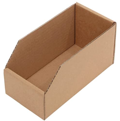 Verpackungsheld Regalkästen aus Wellpappe – 200x100x100mm, 1.3B Qualität, umweltfreundlich & stabil (50 Stück)