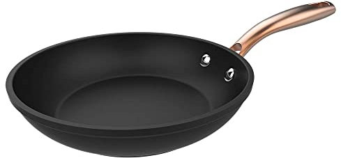 Cecotec Sartén Polka Fantasy 20 Bucket Golden. Diámetro 20, Aluminio Forjado, Revestimiento Antiadherente Platinum Plus Teflon, Libre PFOA, Mango de Acero Inox, Apta para Inducción