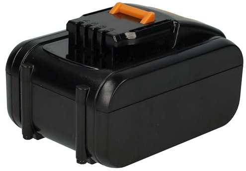 EXTENSILO Akku kompatibel mit Worx WX166.4, WX166.9, WX166.5, WX170, WX175, WX167, WX170.2, WX170.6 Werkzeug (6000 mAh, Li-Ion, 20 V)