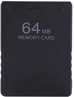 Memory Card for PS2, 8M to 256M High Speed Game External Memory Card for PlayStation 2 (64M)