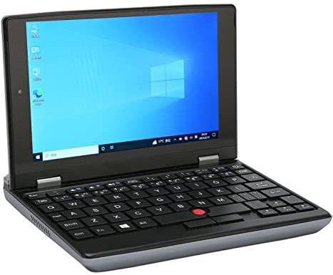 Mini Ordinateur Portable à écran Tactile 7 Pouces, Petit Ordinateur Portable 12 Go de pour Windows 10, Mini Ordinateur Netbook pour L'école de Bureau, CPU J4105 (12G+256G Prise